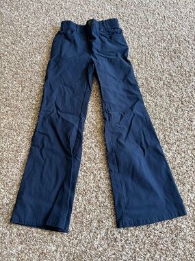 Navy Flared Kids Pants